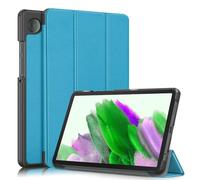 Wigento For Samsung Galaxy Tab A9 Plus 3folt Wake Up Smart Stand Cover Light Blue Tablet Case