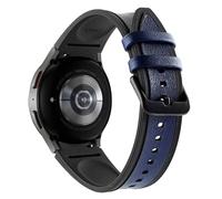 Wigento For Samsung Galaxy Watch 6/5/4 40 44 mm/Watch 5 Pro 45 mm Silicone and Plastic Replacement Strap Smart Watch