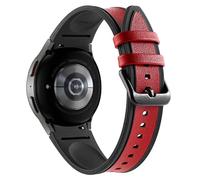 Wigento For Samsung Galaxy Watch 6/5/4 40 44 mm/Watch 5 Pro 45 mm Silicone and Plastic Replacement Strap Smart Watch