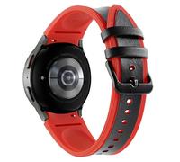 Wigento For Samsung Galaxy Watch 6/5/4 40 44 mm/Watch 5 Pro 45 mm Silicone and Plastic Replacement Strap Smart Watch