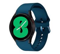 Wigento For Samsung Galaxy Watch FE / 6/5 / 4 40 44 mm/Watch 5 Pro 45 mm / Watch 6/4 Classic 43 47 mm / 42 46 mm Watch Smart Watch Plastic/Silicone Strap Replacement Arm Band Dark Blue