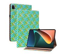 Wigento For Xiaomi Mi Pad 5/5 Pro 11.0 Inch Design Pattern Green Faux Leather Case Cover Tablet Case