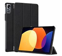 Wigento For Xiaomi Mi Pad 5 Pro 12.4 2022 3folt Wake Up Smart Stand Function Cover Black Tablet Case