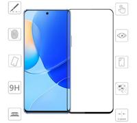 Wigento For Xiaomi Poco M6 Pro 4G 1x 3D Display Full LCD H9 Hard Glass Black Film Tempered Glass Protector Glass