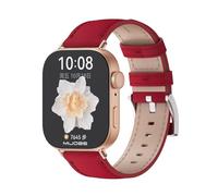 Wigento Leather Smart Watch Strap for Huawei Watch Fit 5 4 / Fit 5 4 Pro 3 Red Rose Gold