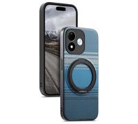 Wigento Magnetic Ring Holder Mobile Phone Case for Xiaomi Redmi Note 17 5G | With tilt stand, full camera protection, patterned back, shockproof protective case