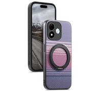 Wigento Magnetic Ring Holder Mobile Phone Case for Xiaomi Redmi Note 17 5G | With tilt stand, full camera protection, patterned back, shockproof protective case