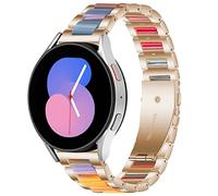 Wigento Metal Link Strap for Samsung Galaxy Watch 5 40/44/5 Pro 45/4 40/44/4 4 Classic 42/46 mm