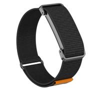 Wigento Nylon Strap for Google Fitbit Air, Metal Protective Case | Breathable, fastener, 20 g light, 139 to 220 mm, sport loop design