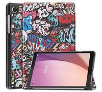 Wigento Protective Case Cover for Lenovo Tab M8 4th Gen/TB-300FU 3folt Wake Up Smart Cover Tablet Case Cover Case Protective Design 1