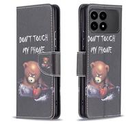 Wigento Protective Case for Xiaomi Poco F8 Pro Faux Leather Design Book Wallet Case Cover