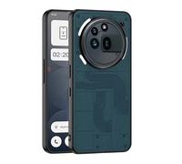 Wigento Skin Feel Design Protective Case for Nothing Phone 3a Pro Artificial Leather / TPU Green