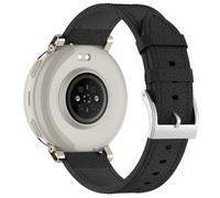 Wigento Smartwatch Faux Leather Strap for Amazfit Bip Max/Balance 3 Pin Buckle 22 mm