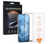Wigento SnapFit Protective Glass for Google Pixel 10a, Screen Protector Glass with Application Aid, 9H Hardness, Scratch-Resistant, Bubble-Free, Full Cover