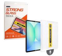 Wigento SnapFit Samsung Galaxy Tab S10 FE Plus - Screen Protector Glass with Installation Aid, Bubble-Free, Anti-Scratch, Ultra Clear, High Touch Sensitivity