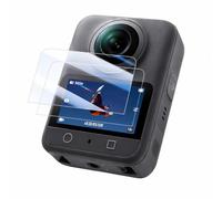 Wigento Tempered Glass Screen Protector HD Anti-Scratch Lens Film for DJI Osmo 360 Action Camera, CN-218, Transparent Protective Glass, Pack of 2