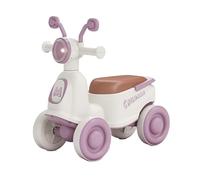 Wiggle car 4 Wheel Scooter For Kids With Music & LED Light, Wiggle Car For Age 1-3 Boys Girls Kids Balance Bike swing cars(Lila,Ordinary wheel)