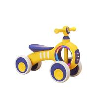 Wiggle Car Baby Balance Bike No Pedal 4 Silence Wheels First Riding on Toys for 1 Year Old Boys Girls First Gifts Swing Card(Gelb,With light)