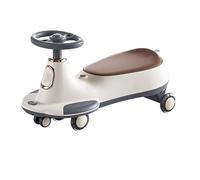 Wiggle Car For Kids Ride On Toy Silent Flashing Wheel Built-in Storage Compartment, Load-bearing 90kg For Ages 3 And Up(Blu)