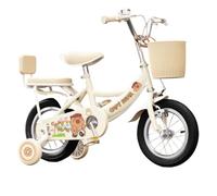 Wiggle Car Kids Bike Ages 2-12 Years 12-20 In Girls Bikes With Back Seat Basket Capybara Pattern Pedal Bicycle Swing Cars(18inch)