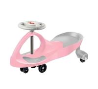 wiggle car Ride on Toy for Ages 3 and Up, Wiggle Car with Colorful Light-Emitting Wheel for Indoor and Outdoor Play ride on toys(Rose,Normal wheel)