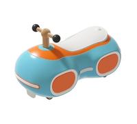 Wiggle Car Ride On Toys Light Music & Under-Seat Storage Foot-to-Floor Sliding Car Safe Sturdy Push Cars Swing Card(Blu)