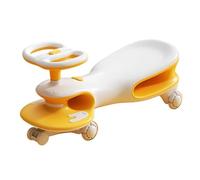 Wiggle car Swing Car With Anti-Rollover Flashing Wheels Toddler Ride On Toys For Kids Boys Girls Just Twist Wiggles And Go By Wiggle Cars swing cars(Gelb)