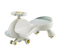 Wiggle Car Swing Car with Flashing Wheels Music Light Anti-Rollover Wiggle Cars Ride On Toy for Kids Boys Girls 3+ Swing Card(Blu,Silent wheel)