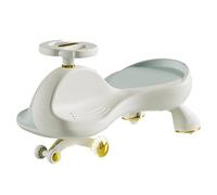 Wiggle Car Swing Car with Flashing Wheels Music Light Anti-Rollover Wiggle Cars Ride On Toy for Kids Boys Girls 3+ Swing Card(Blu,Flashing silent wheel)