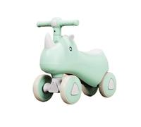 Wiggle Car Unicorn Baby Balance Bike For Boys Girls Ride On Toys With Music Lights First Birthday Gifts Swing Card(Grn,With Music Light)