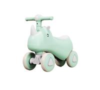 Wiggle Car Unicorn Baby Balance Bike For Boys Girls Ride On Toys With Music Lights First Birthday Gifts Swing Card(Grn,No Music Light)