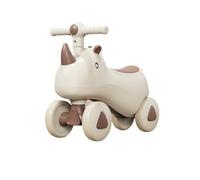 Wiggle Car Unicorn Baby Balance Bike For Boys Girls Ride On Toys With Music Lights First Birthday Gifts Swing Card(Brown,No Music Light)