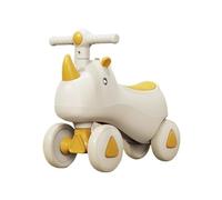Wiggle Car Unicorn Baby Balance Bike For Boys Girls Ride On Toys With Music Lights First Birthday Gifts Swing Card(Gelb,No Music Light)