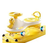 Wiggle car Wiggle Car For Kids For Boys And Girls Twist, Turn Movement To Steer Swing Cars With Music Light swing cars(Gelb)