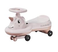 Wiggle Car Wiggle Car With Music Light Silent Flashing Wheels Ride-on Toy For Boys Girls 1-6 Years Old Swing Card(Rose,Normal wheel)