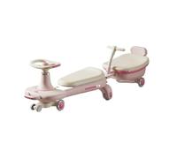 wiggle car Wiggle Car with Music Lights Silent Wheels Trailer Anti-Rollover for Boys Girls Ages 3-8 Indoor/Outdoor Toy ride on toys(Rose,B)