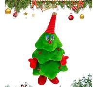 Wiggle Christmas Plush Toy Stuffed Tree, Seasonal Character Funny Singing | Adorable Novelty Moving Display for Kids, Teens, Students, Hallway, Classroom, Office