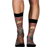Wiggle Steps Skulls & Roses Men's Socks - Multicoloured - One size
