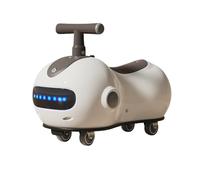 Wiggle Swing Car for Kids 3+, Anti-Rollover with Silent Flash Wheels & Music Lights, Helmet Backpack Included - Ideal Backyard, Park, Indoor Play Outdoor Adventures