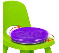 Wiggle Wobble Cushion Thedttoy 360° Spinning Sensory Chair for ADHD,Autism Sensory Equipment,Active Sitting Cushion for Classroom,2-in-1 Detachable Balance Disc,Fidgets for School & Home-Purple