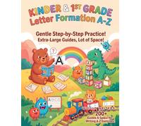 Wiggle Writers Letter Formation A-Z: Trace & Write Uppercase and Lowercase Letters, Numbers 0-9 and First Words - Extra-Large Guides and Start-Dots