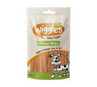 Wiggles Chicken Strips Dog Treats Assorted Sizes