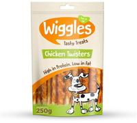 Wiggles Chicken Twisters Dog Treats Assorted Sizes