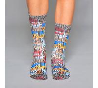 WIGGLESTEPS BY JEMSOX Men's Capital Cities Design Socks | Urban Vibes & Chill Fit | Size: 7-11 WIGGLESTEPS BY JEMSOX Multicolor 7-11