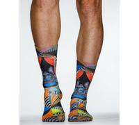 WIGGLESTEPS BY JEMSOX Men's Dreaming Pug Design Socks | Playful, Trendy & Comfort-First in Blue | Size: 7-11 WIGGLESTEPS BY JEMSOX Blue 7-11