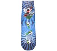 Wigglesteps Mens Football Blues Socks - Blue/White