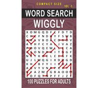 Wiggly Word Search: 100 Puzzles for Adults, Compact and Travel Size 5 x 8 Inches | Volume 2 | (Compact Wiggly Search)