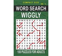 Wiggly Word Search: 100 Puzzles for Adults, Compact and Travel Size 5 x 8 Inches | Volume 4 | (Compact Wiggly Search)