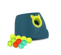 WIGGLYTAIL Automatic Ball Launcher for Dogs, Dog Fetch Ball Thrower Launcher, Dog Toys Launcher Ball Thrower with 10 Balls for Small Dogs and Puppies, Interactive Dog Self Playing