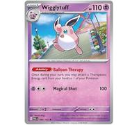 Wigglytuff 084/193 Rare Pokemon Card (SV2 Paldea Evolved) + 1x TitanCards® Toploader